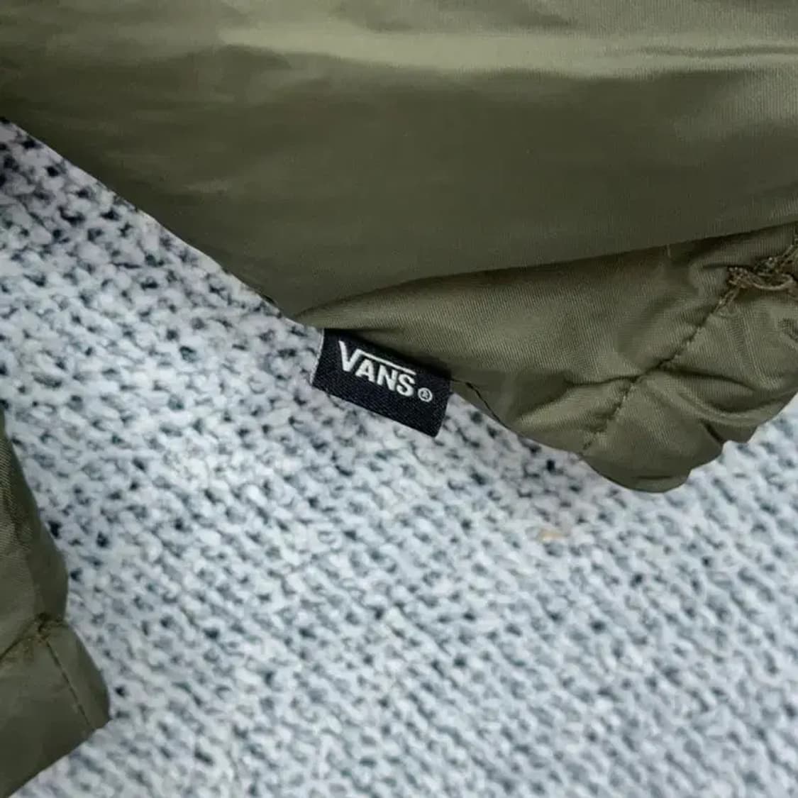 반스 카키 코치자켓 S 상품이미지7