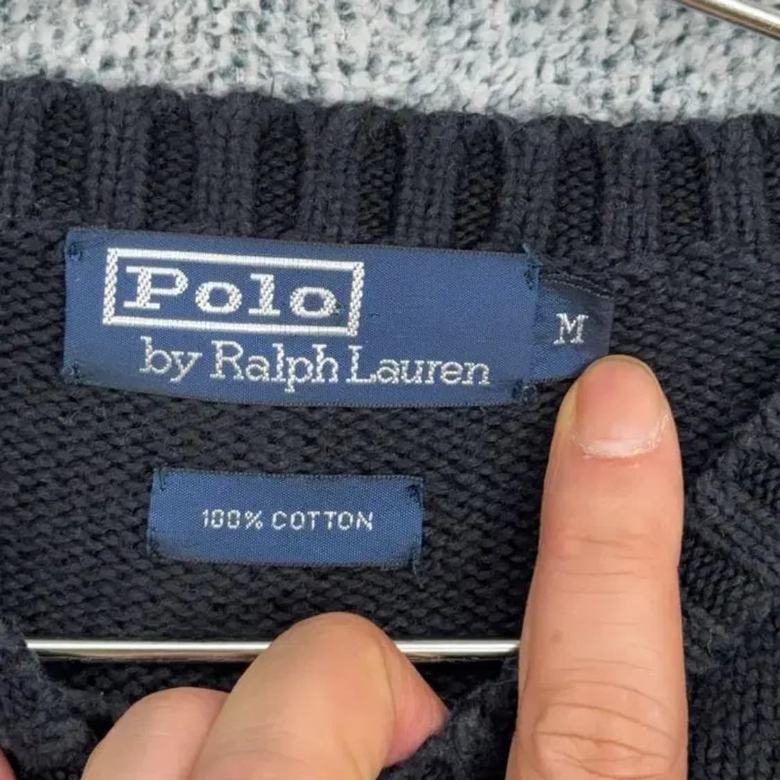 폴로 랄프로렌 코튼 니트 M 상품이미지4