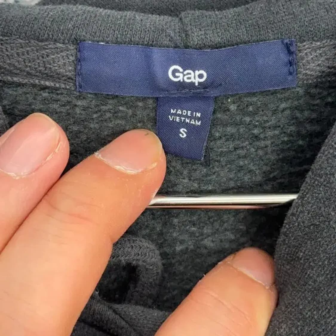 갭 로고 후드티 S 상품이미지4