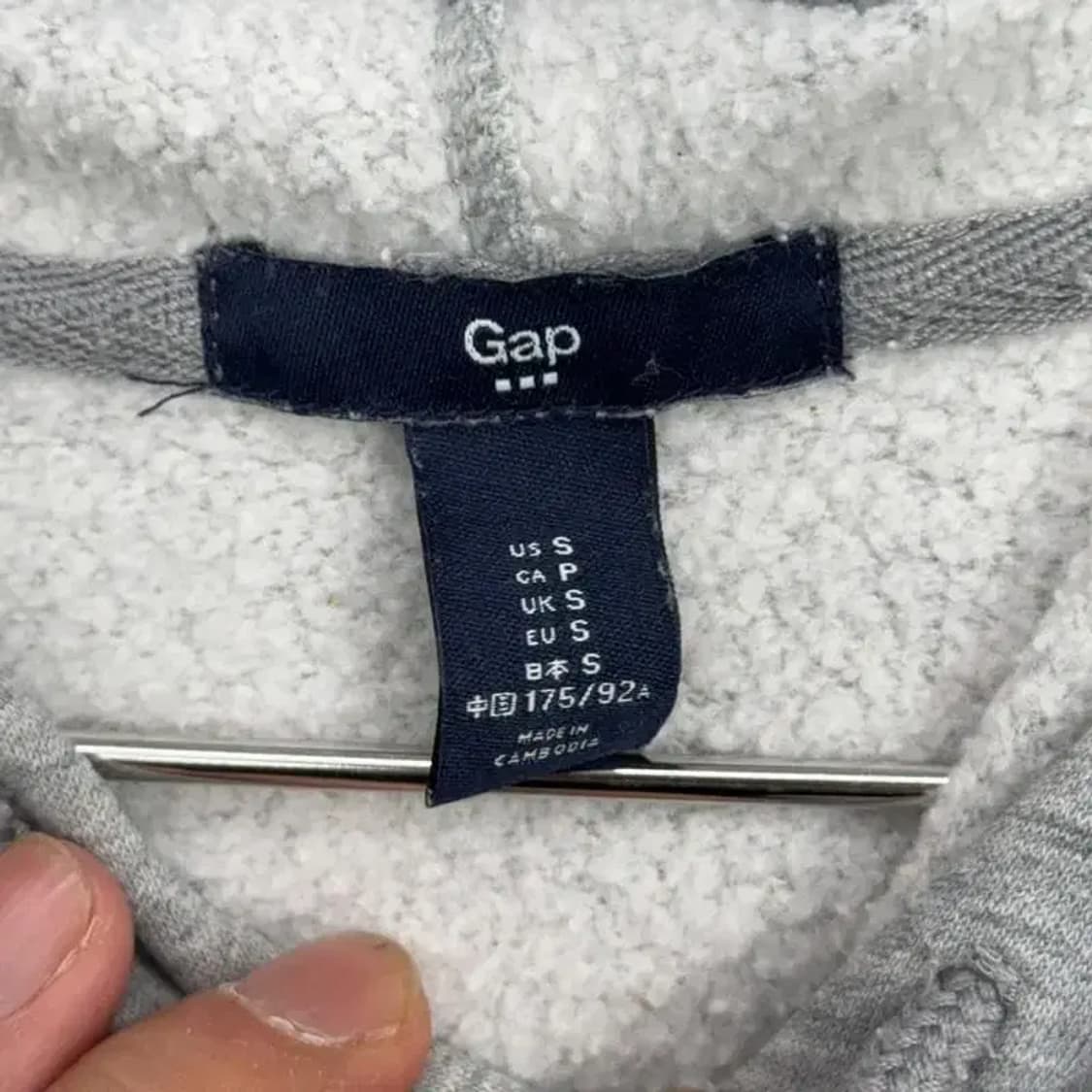 갭 로고 후드티 S 상품이미지4