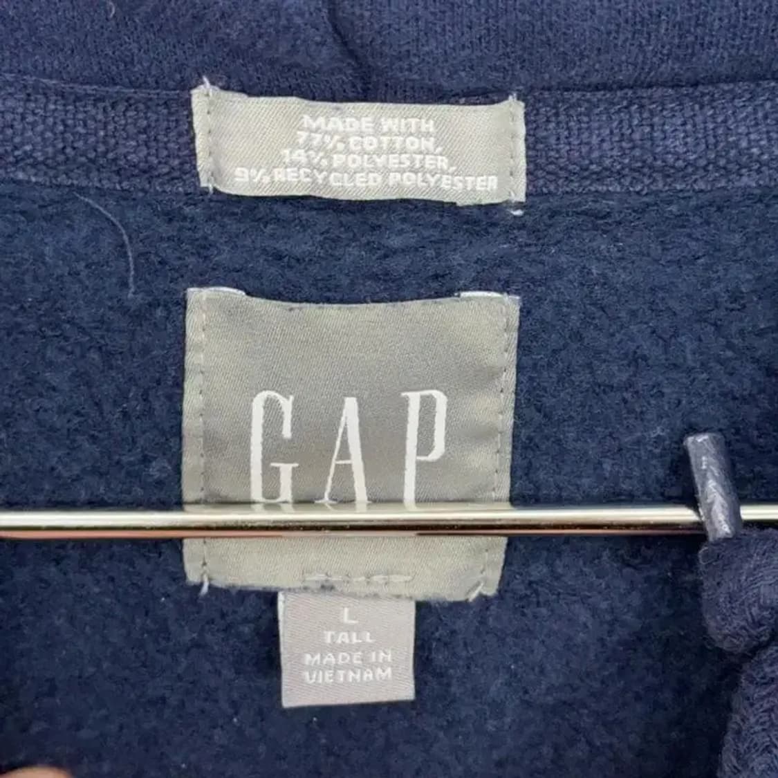 갭 오버핏 무지 후드티 L 상품이미지3