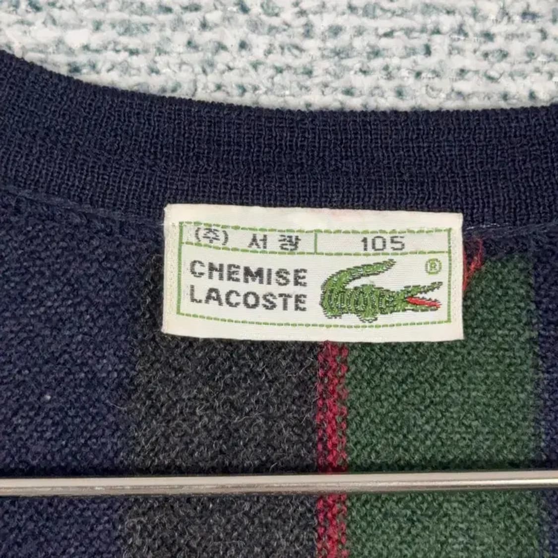 라코스테 서광 빈티지 브이넥 니트 105 상품이미지4