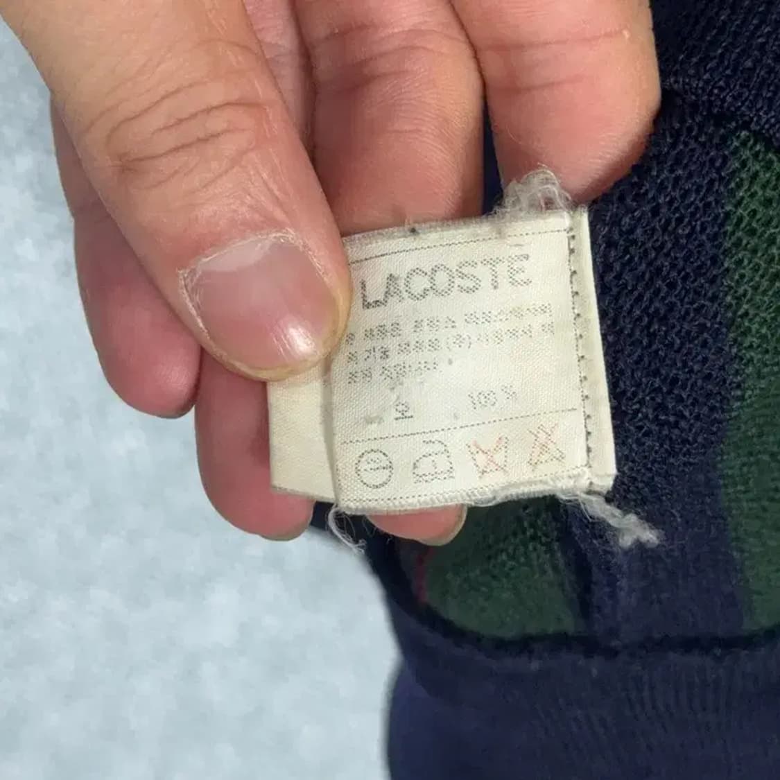 라코스테 서광 빈티지 브이넥 니트 105 상품이미지5