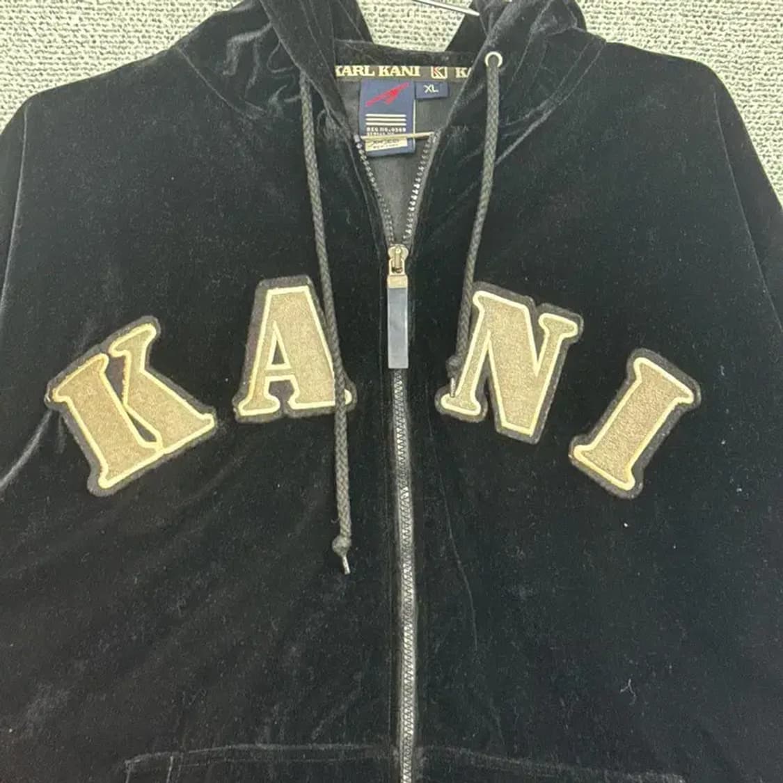 칼카니 벨벳 후드집업 XL 상품이미지3