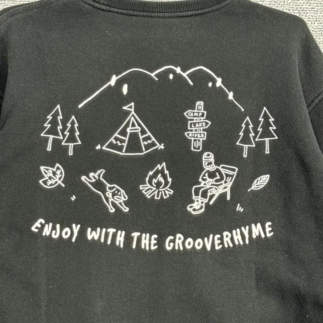 그루브라임 오버핏 맨투맨 M 상품이미지6