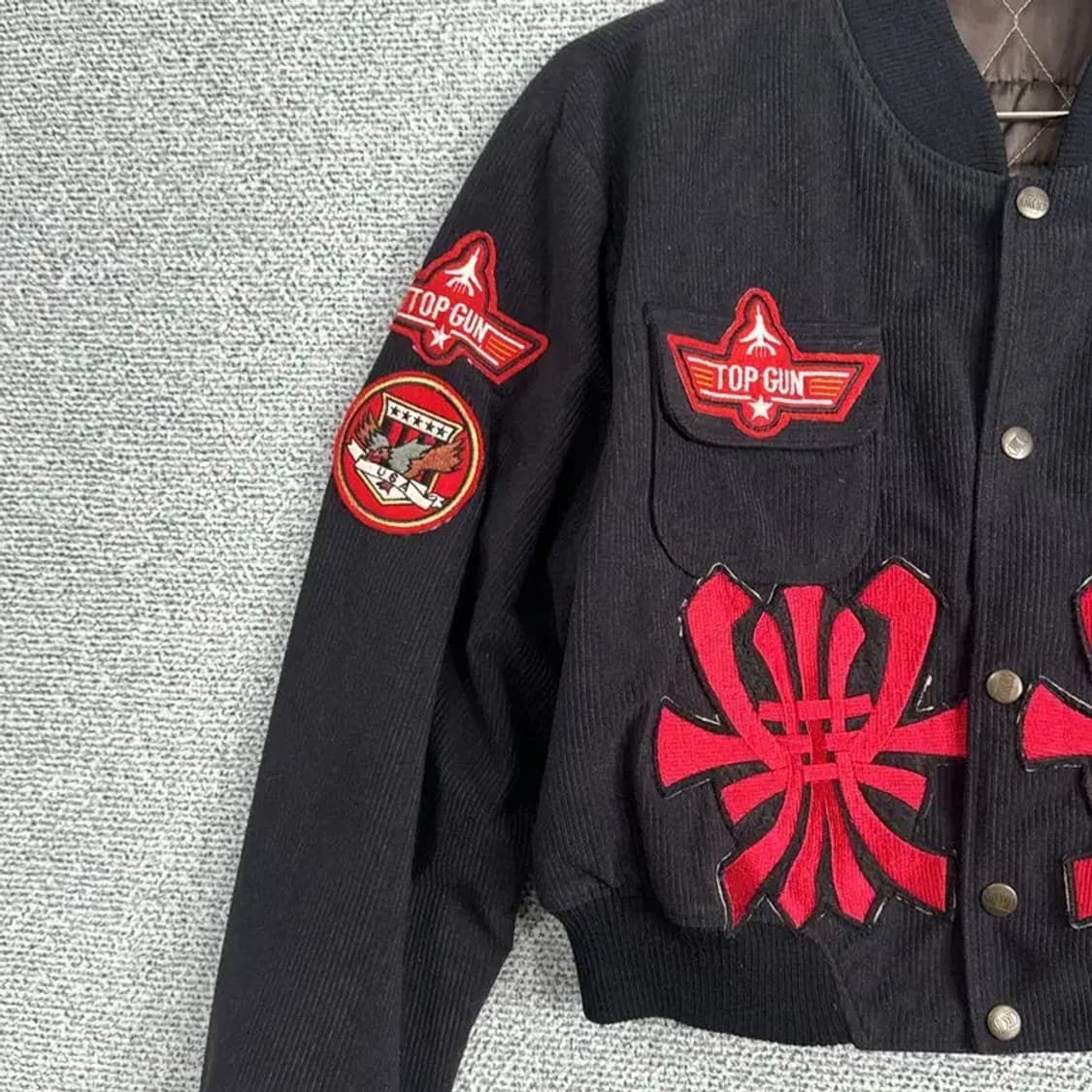 탑건 패치 숏자켓 상품이미지4