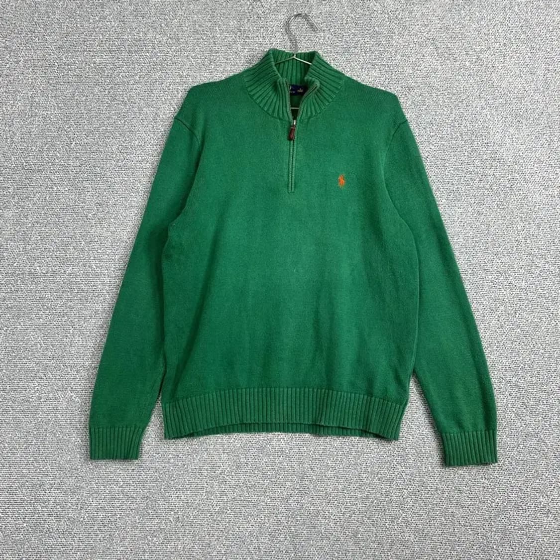 폴로 랄프로렌 신형 그린 반집업 니트 M 상품이미지1