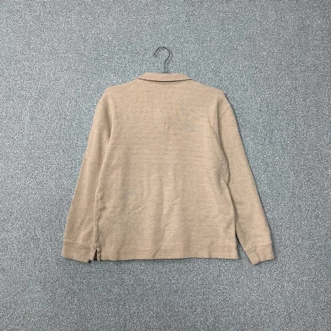 폴로 신형 베이지 반집업 코튼 니트 L 상품이미지2