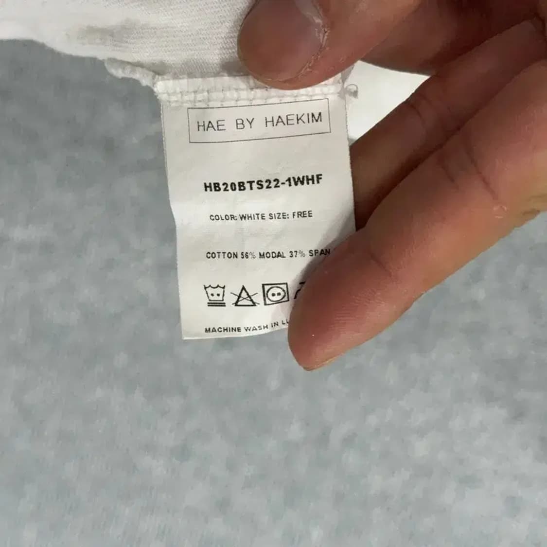 해바이해킴 블라우스 반팔티 F 상품이미지5