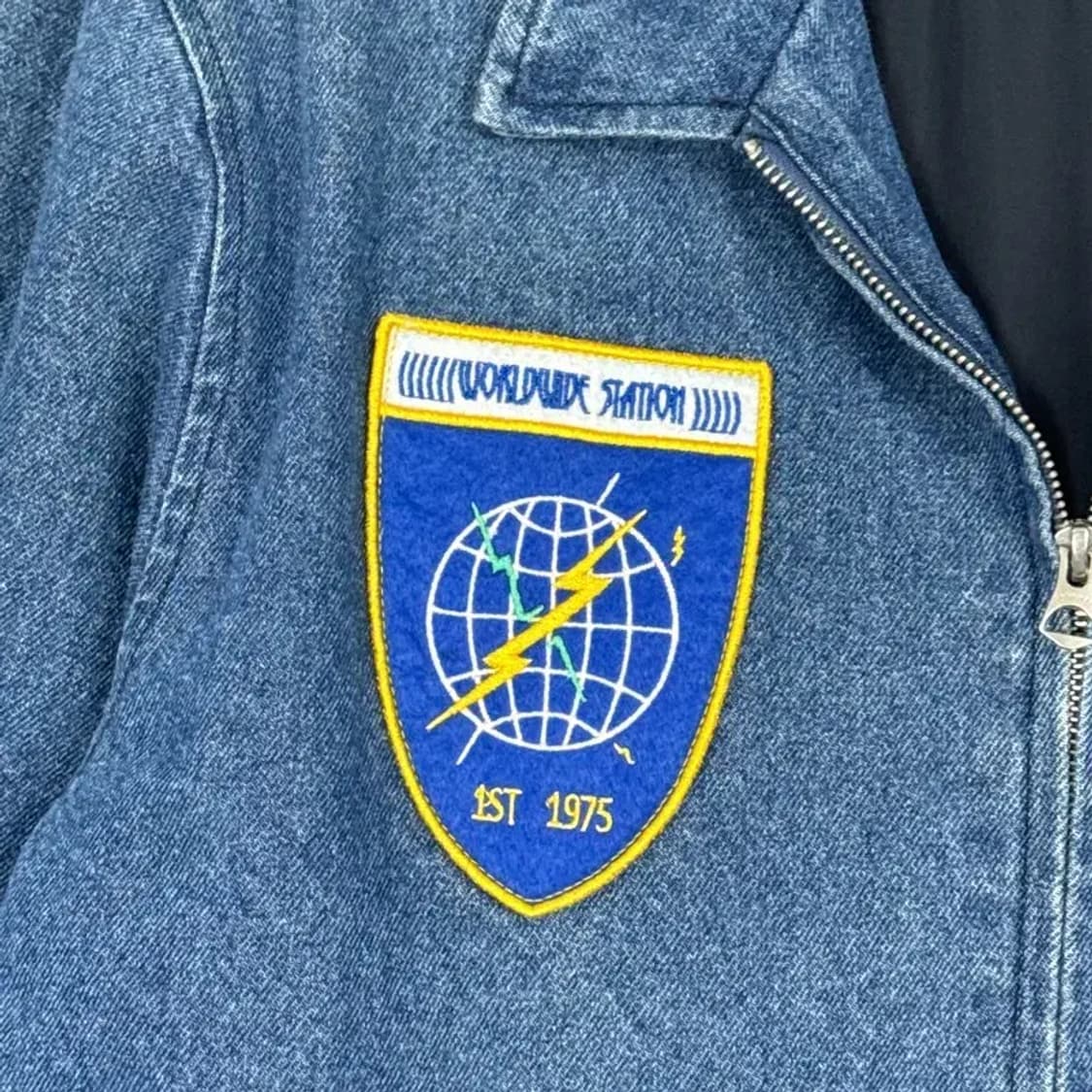 자라 맨 데님 집업 자켓 M 상품이미지3