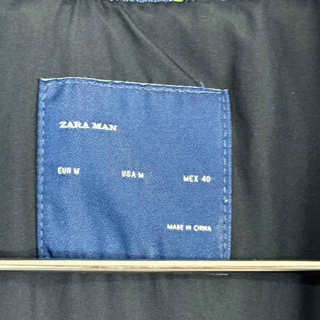 자라 맨 데님 집업 자켓 M 상품이미지5