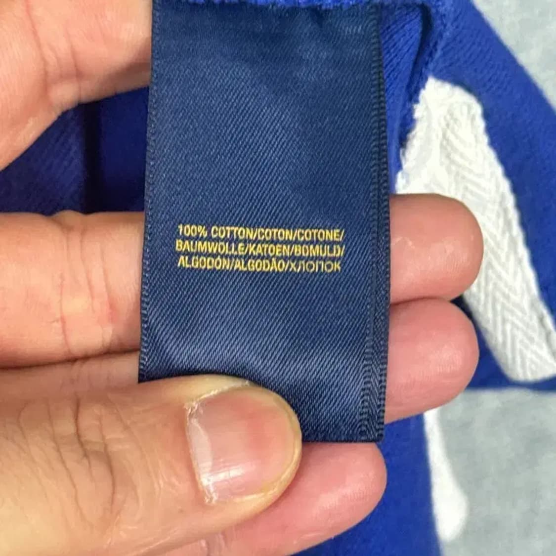 폴로 랄프로렌 빈티지 럭비 반팔티 상품이미지6