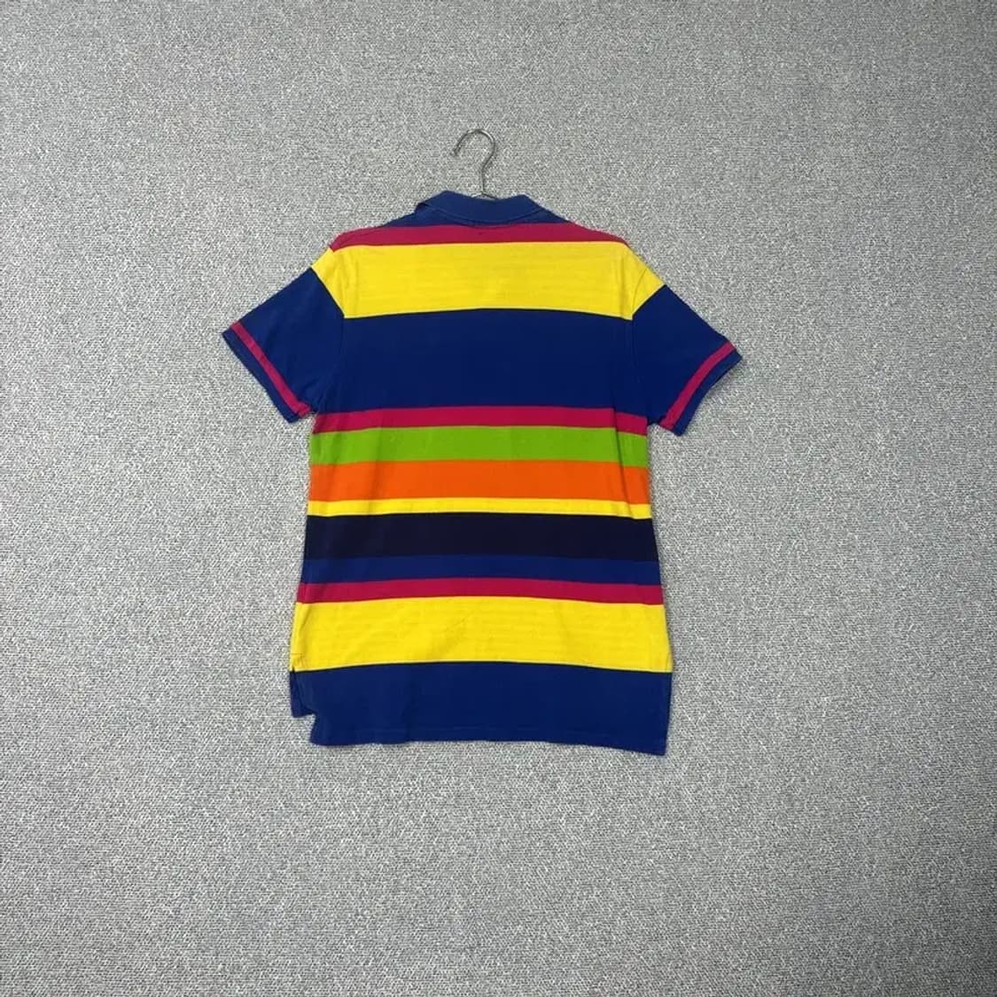 폴로 신형 커스텀핏 스트라이프 반팔 카라티 L 상품이미지2