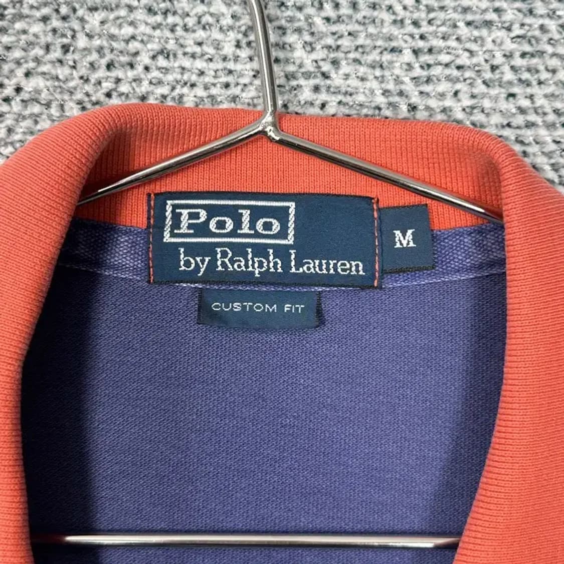 폴로 커스텀핏 빈티지 럭비 반팔티 M 상품이미지3