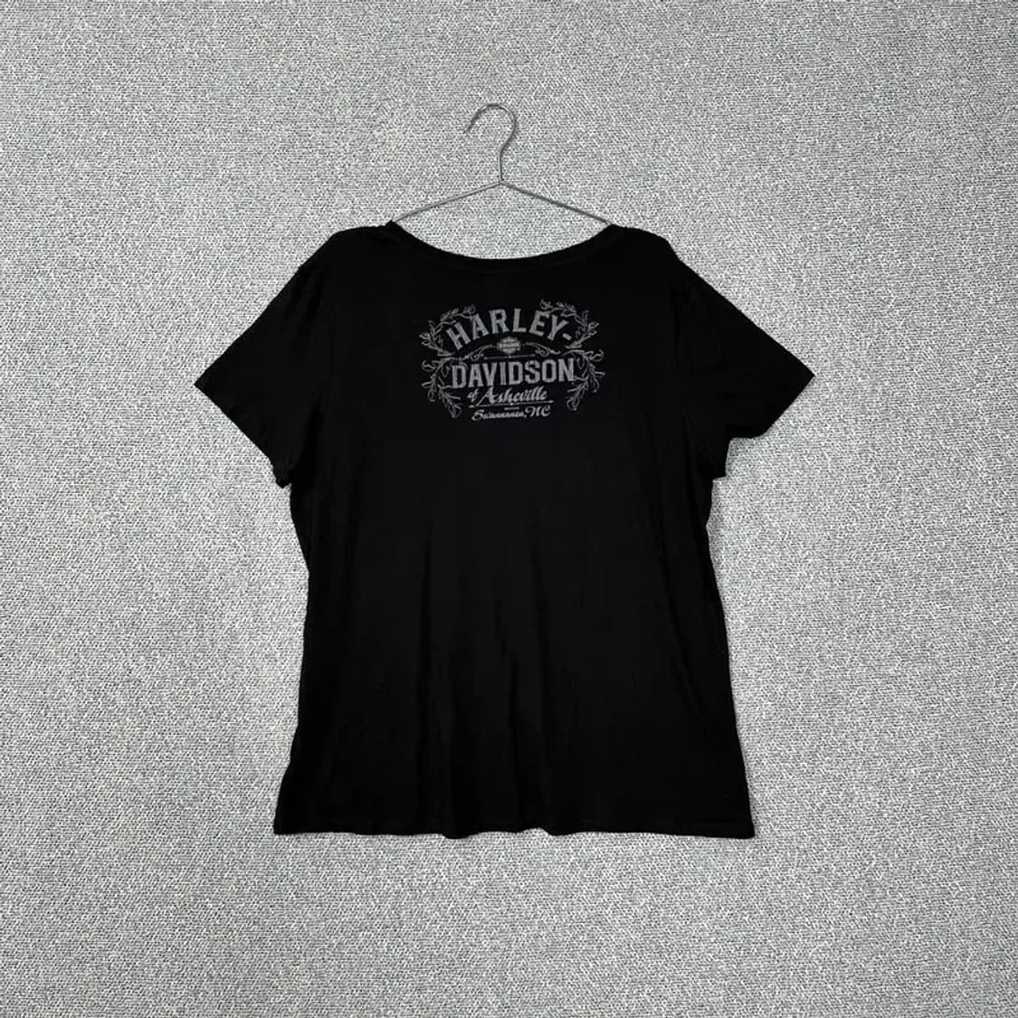 할리데이비슨 여성 Y2K 반팔티 2XL 상품이미지2