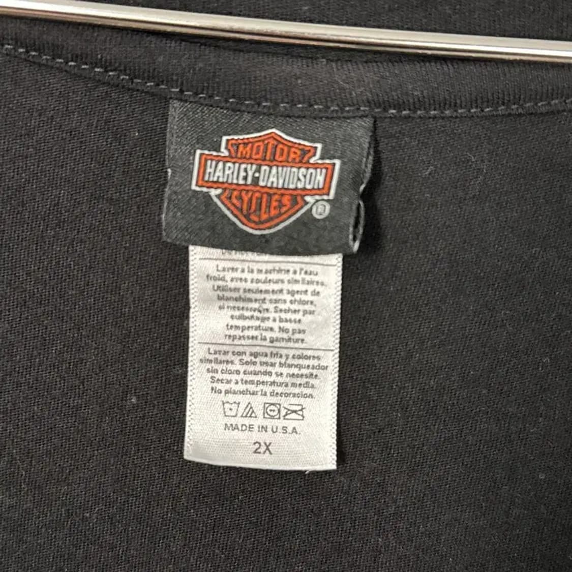 할리데이비슨 여성 Y2K 반팔티 2XL 상품이미지3