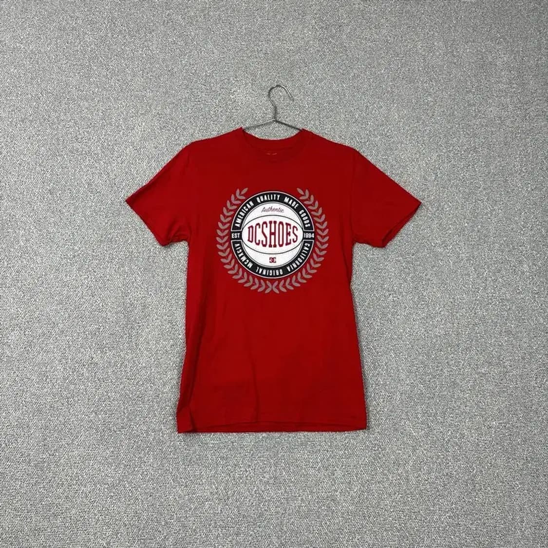 DC 프린팅 레드 반팔티 S 상품이미지1