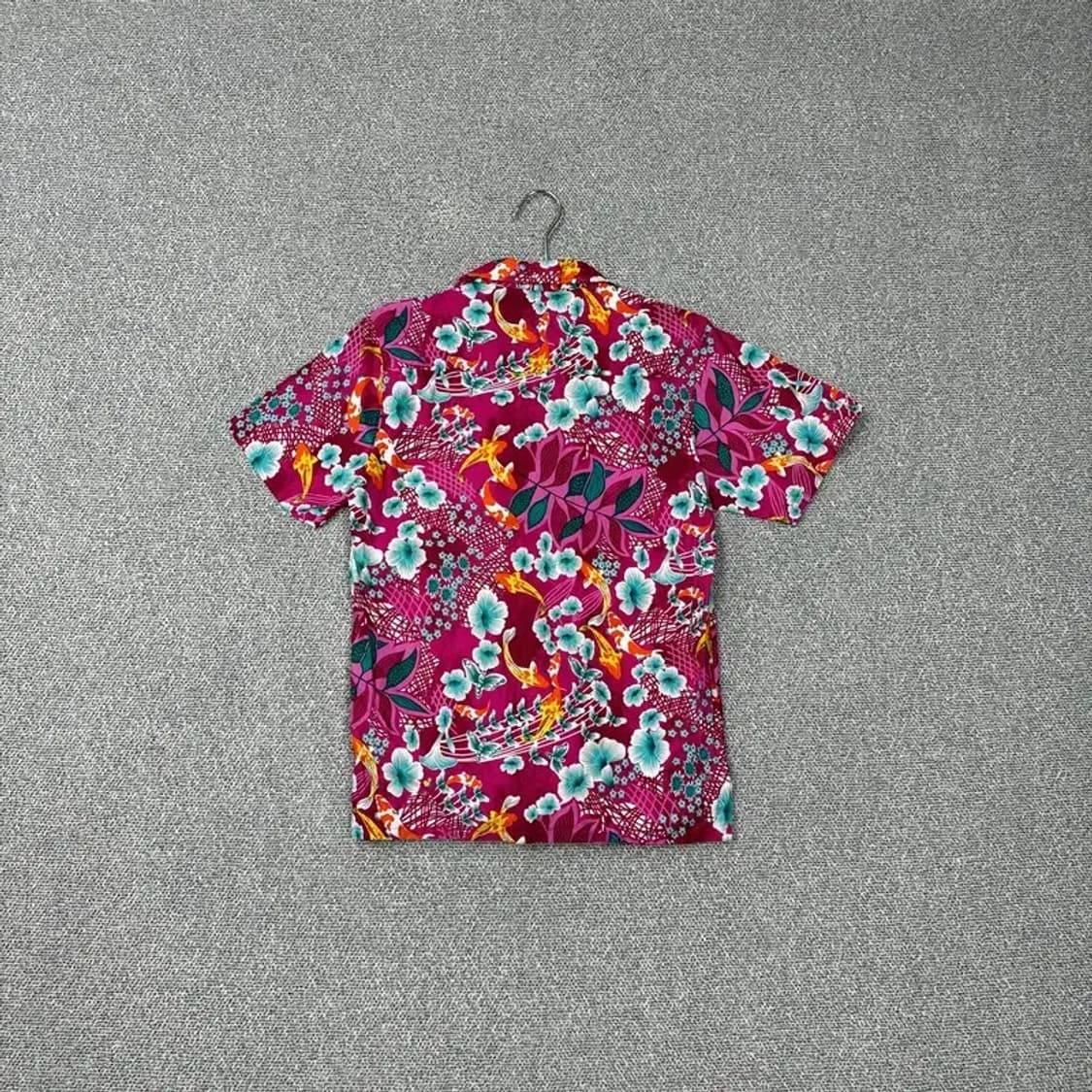 플라워패턴 하와이안 셔츠 S 상품이미지2
