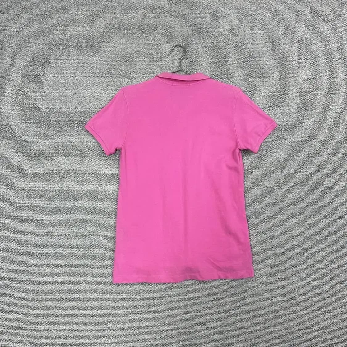 랄프로렌 클래식핏 핑크 반팔 카라티 M 상품이미지2