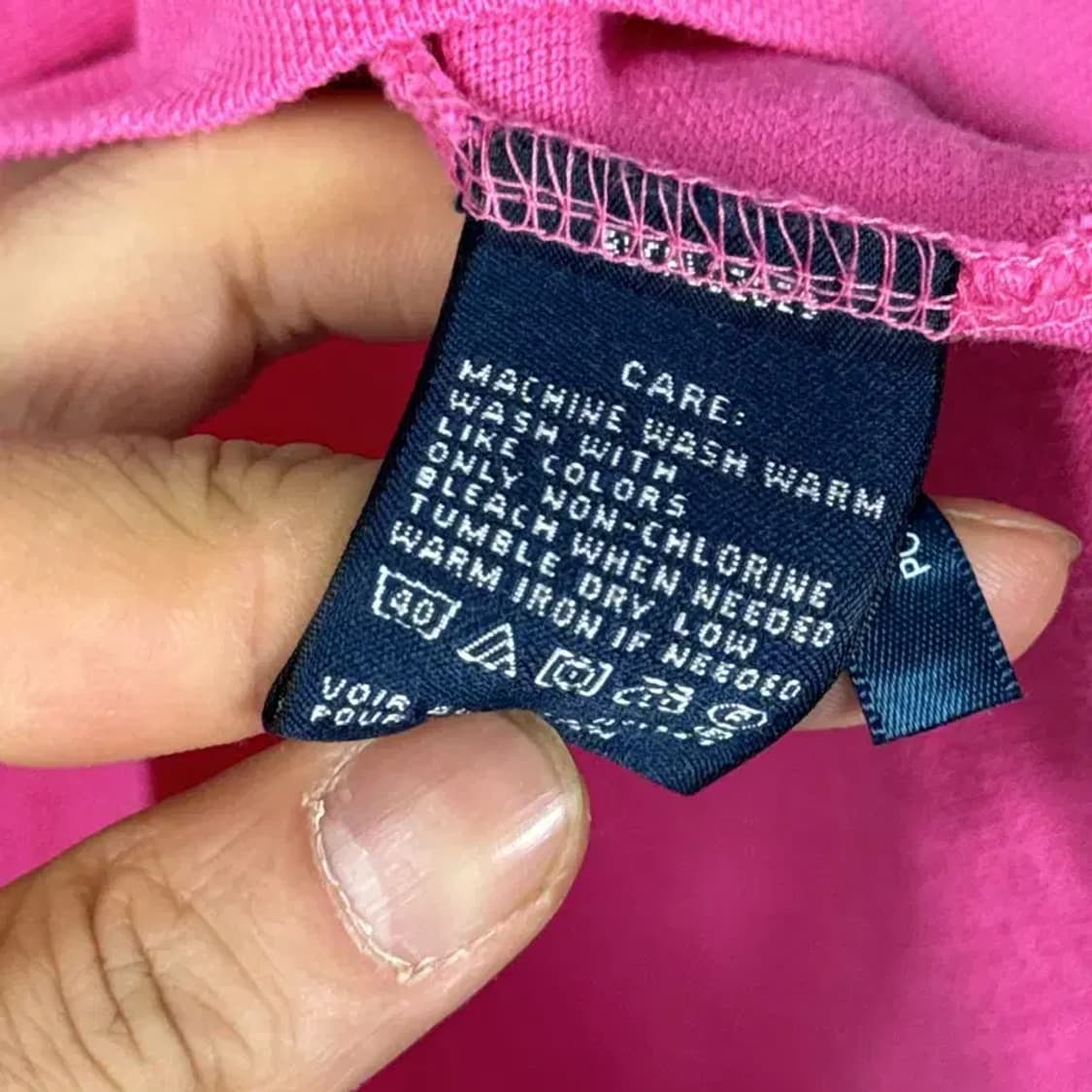 랄프로렌 자수 핑크 반팔 카라티 M 상품이미지5