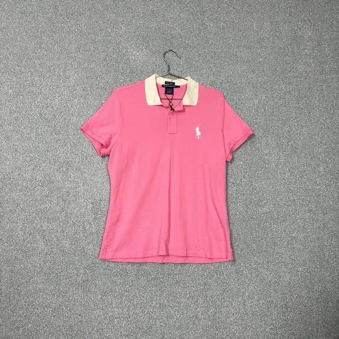 랄프로렌 골프 여성 핑크 반팔 카라티 XL 상품이미지1