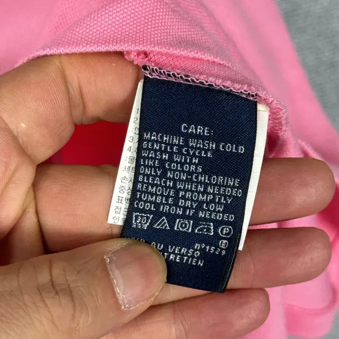 랄프로렌 골프 여성 핑크 반팔 카라티 XL 상품이미지5