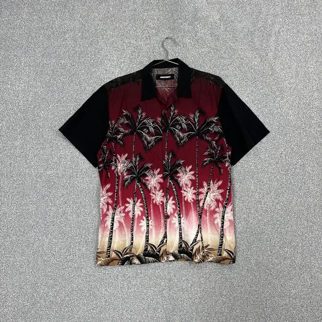 야자수 하와이안 셔츠 L 상품이미지1