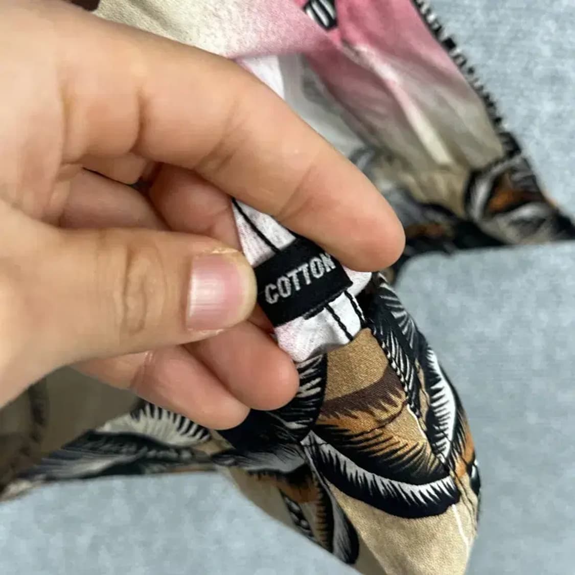 야자수 하와이안 셔츠 L 상품이미지4