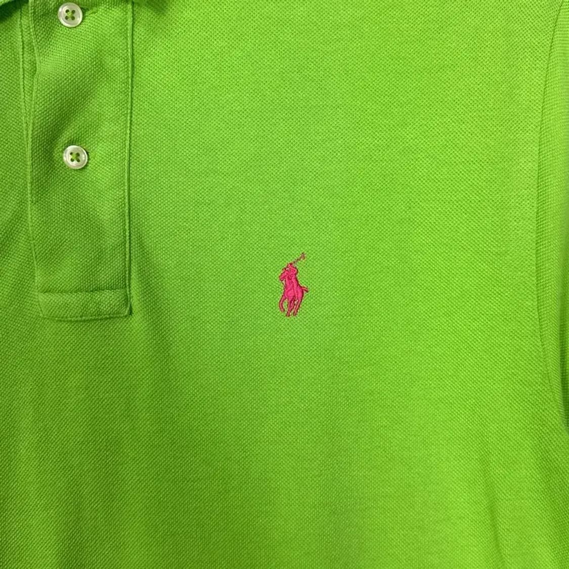 폴로 랄프로렌 그린 반팔 카라티 S 상품이미지3