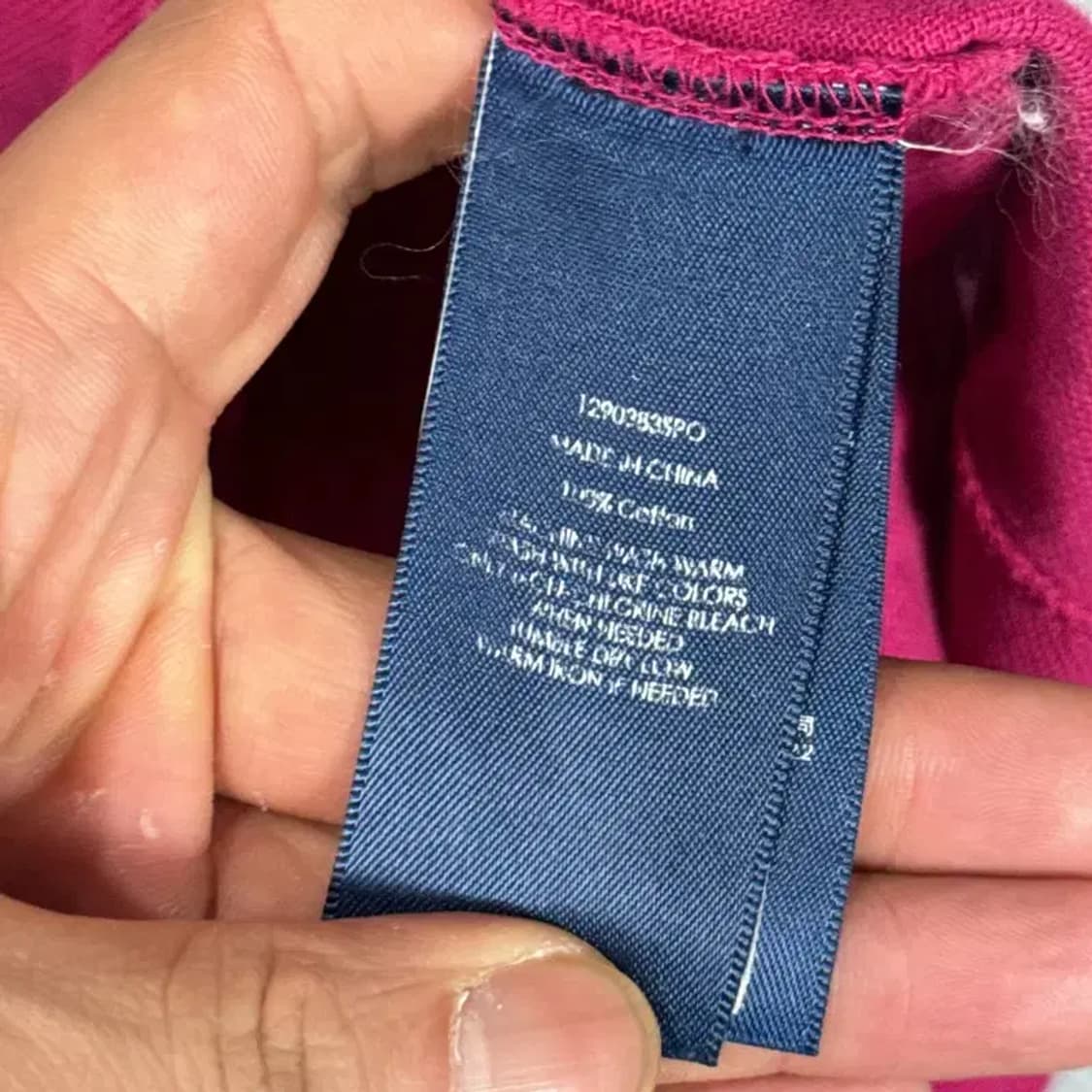 폴로 여성 스키니핏 반팔 카라티 L 상품이미지5