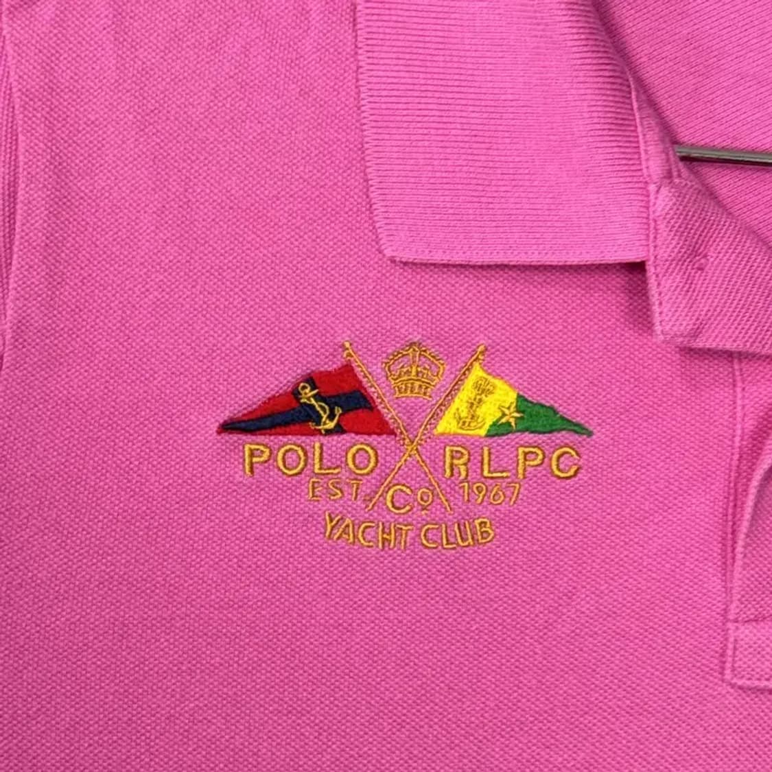 폴로 야차클럽 핑크 반팔 카라티 상품이미지4