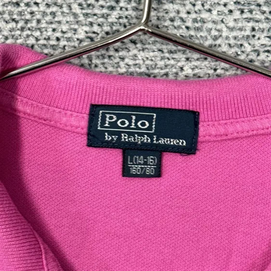 폴로 야차클럽 핑크 반팔 카라티 상품이미지6