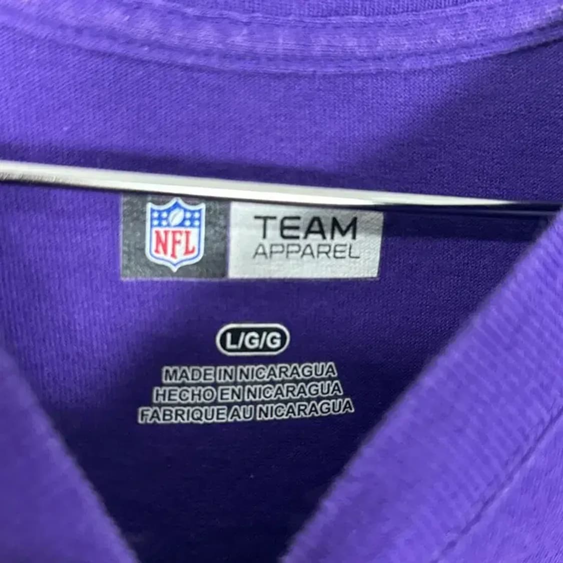 NFL 미네소타 반팔티 L 상품이미지4