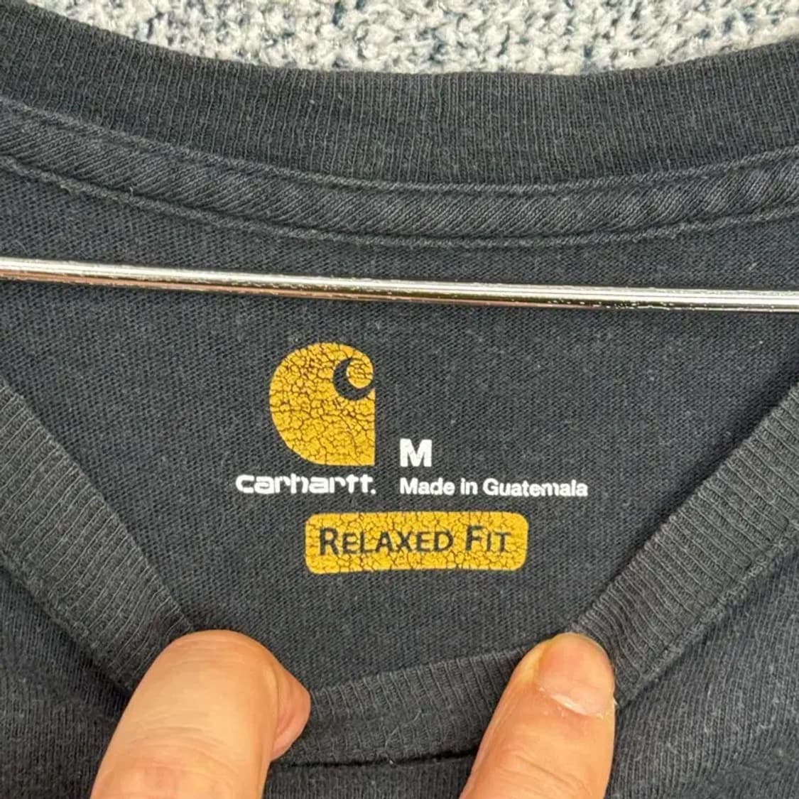 칼하트 릴렉스핏 포켓 로고 반팔티 M 상품이미지4