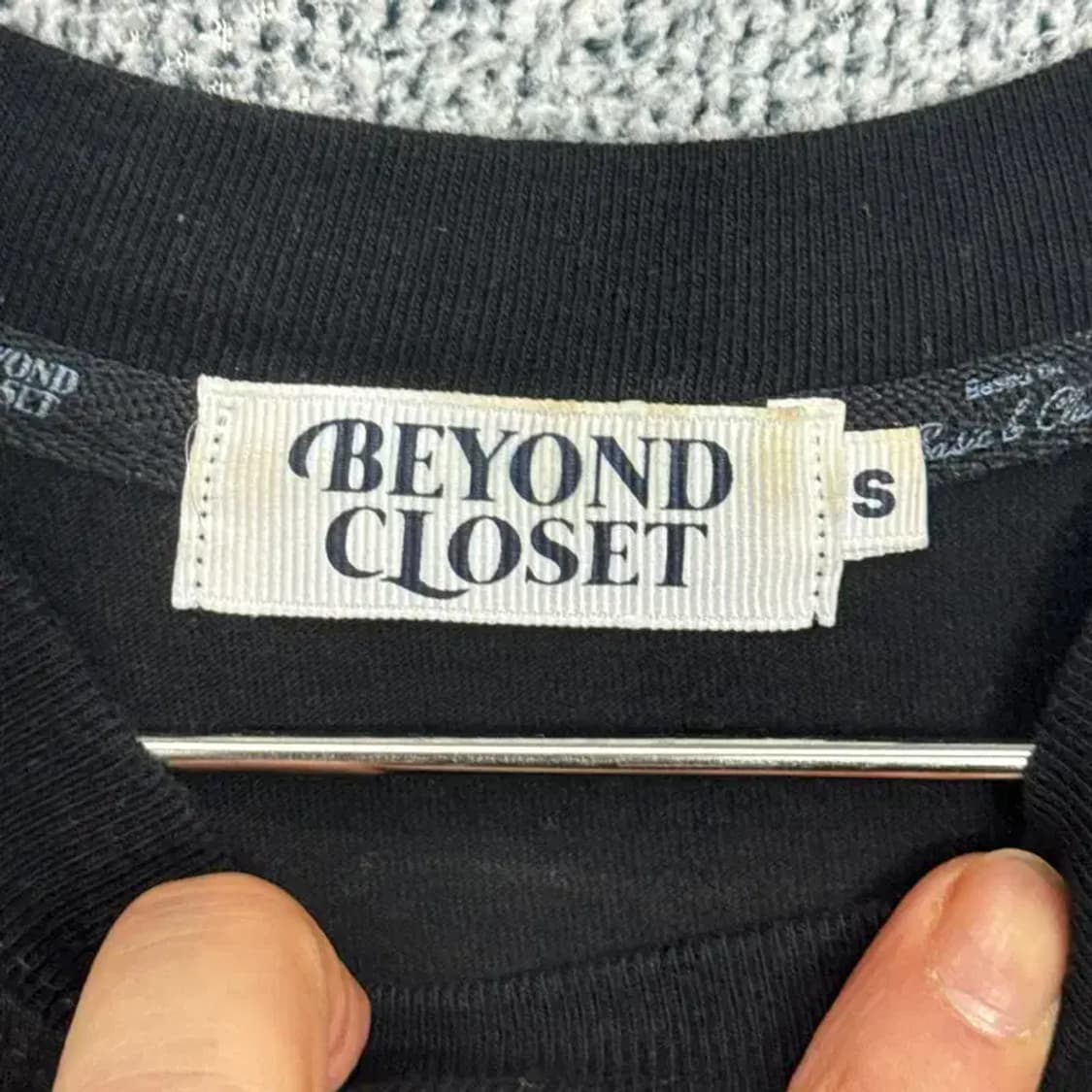 비욘드클로젯 하트로고 반팔티 S 상품이미지4