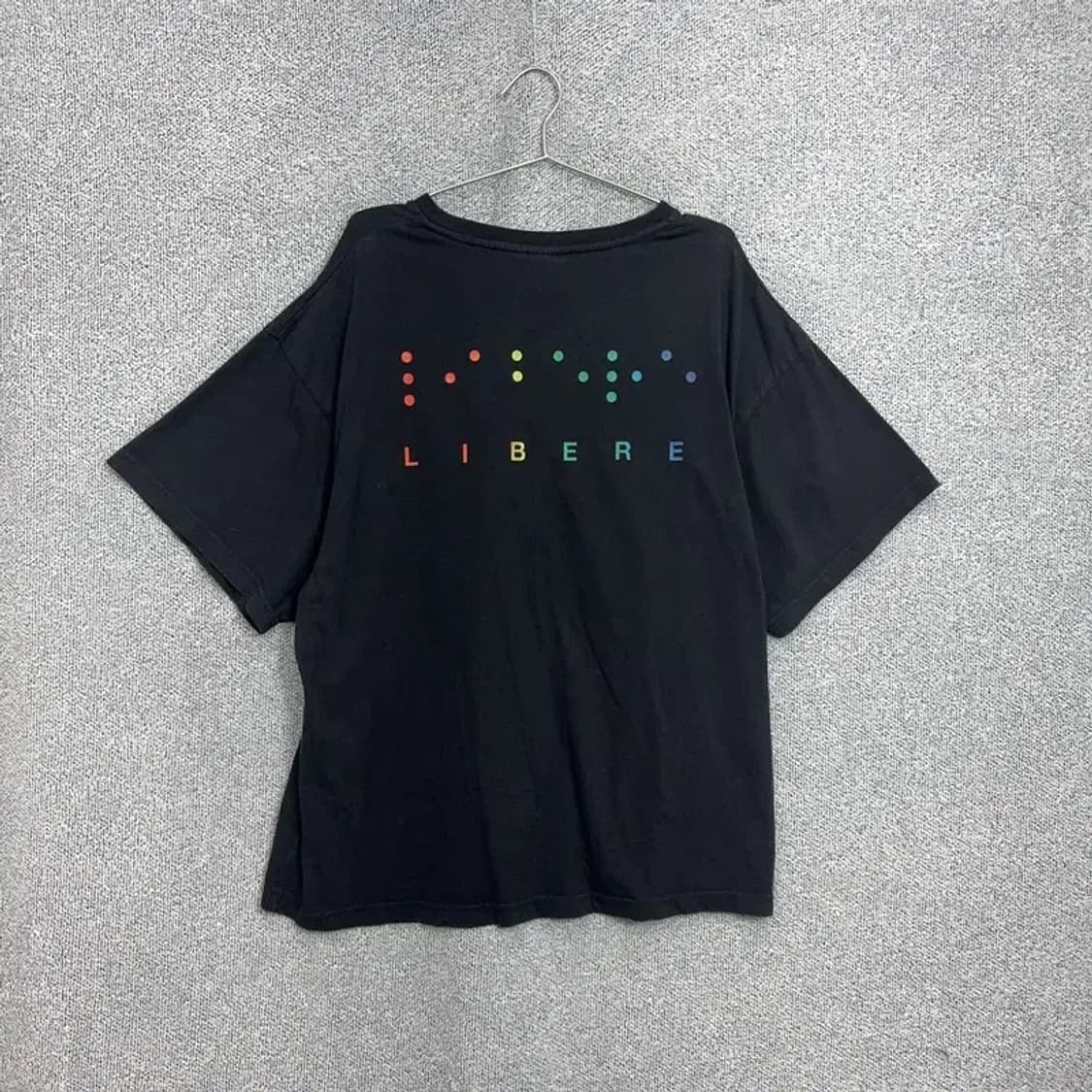 리베레 레인보우 로고 프린팅 반팔티 L 상품이미지1