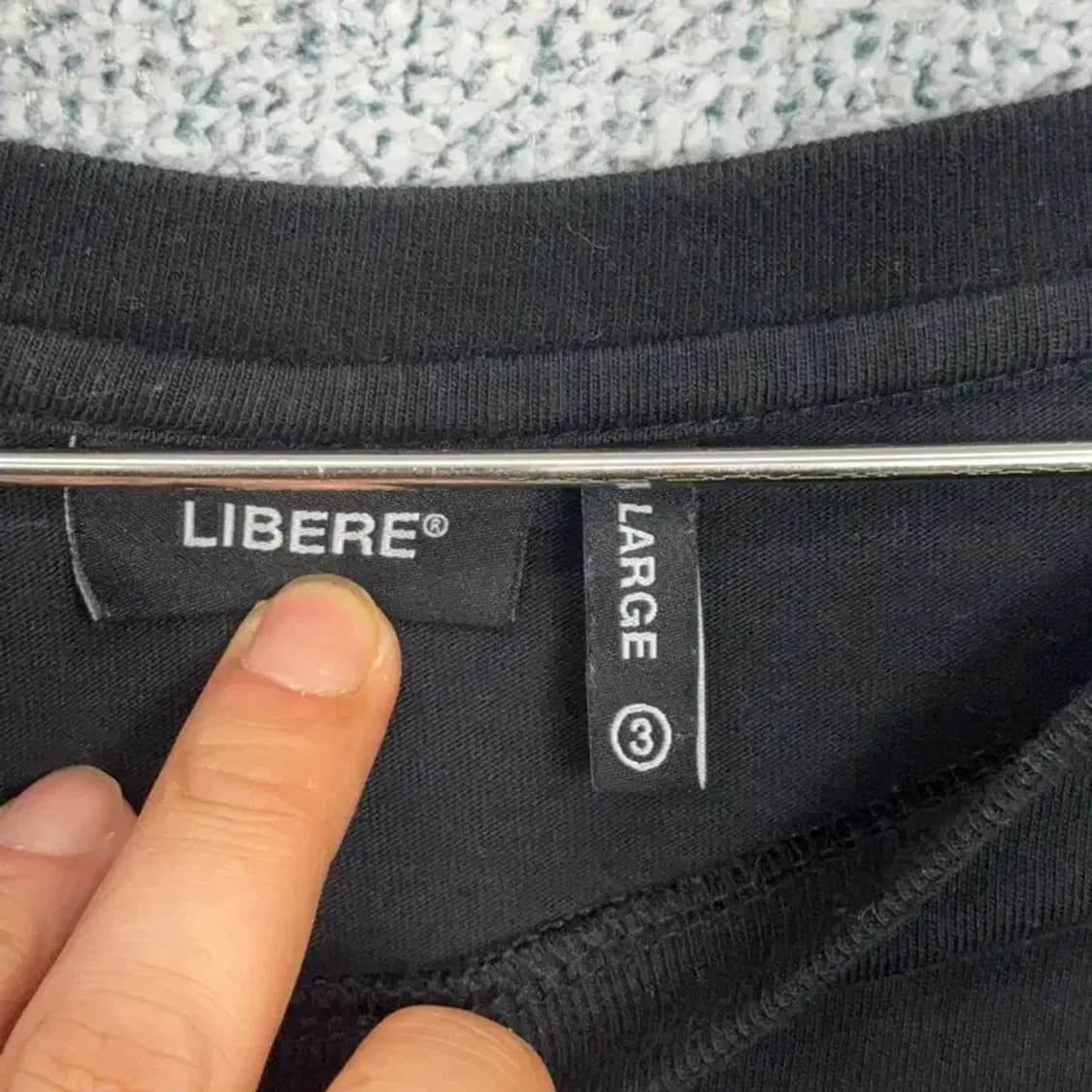 리베레 레인보우 로고 프린팅 반팔티 L 상품이미지6