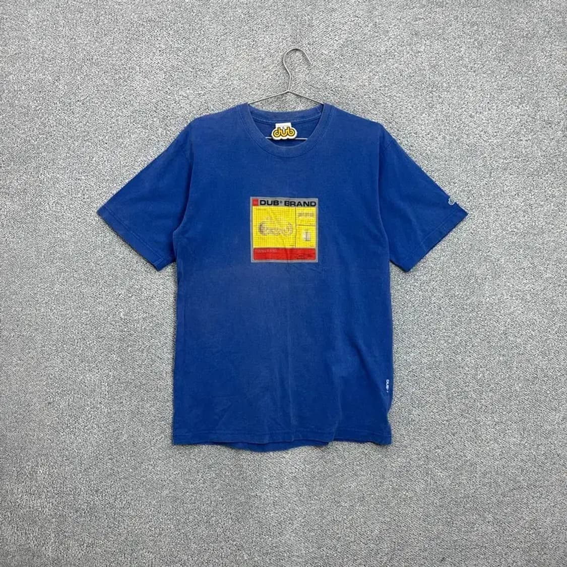 DUB 빈티지 프린팅 반팔티 L 상품이미지1