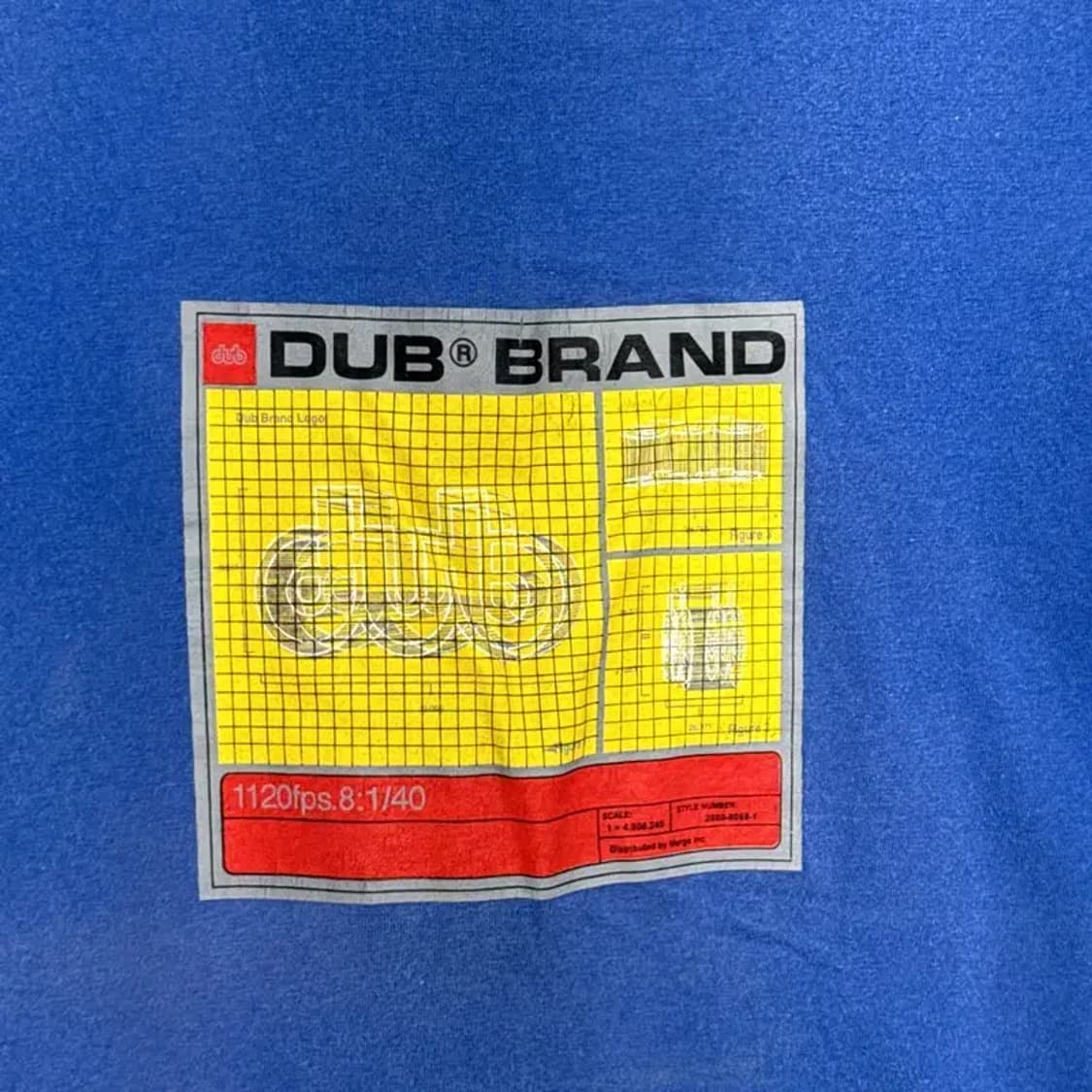 DUB 빈티지 프린팅 반팔티 L 상품이미지4