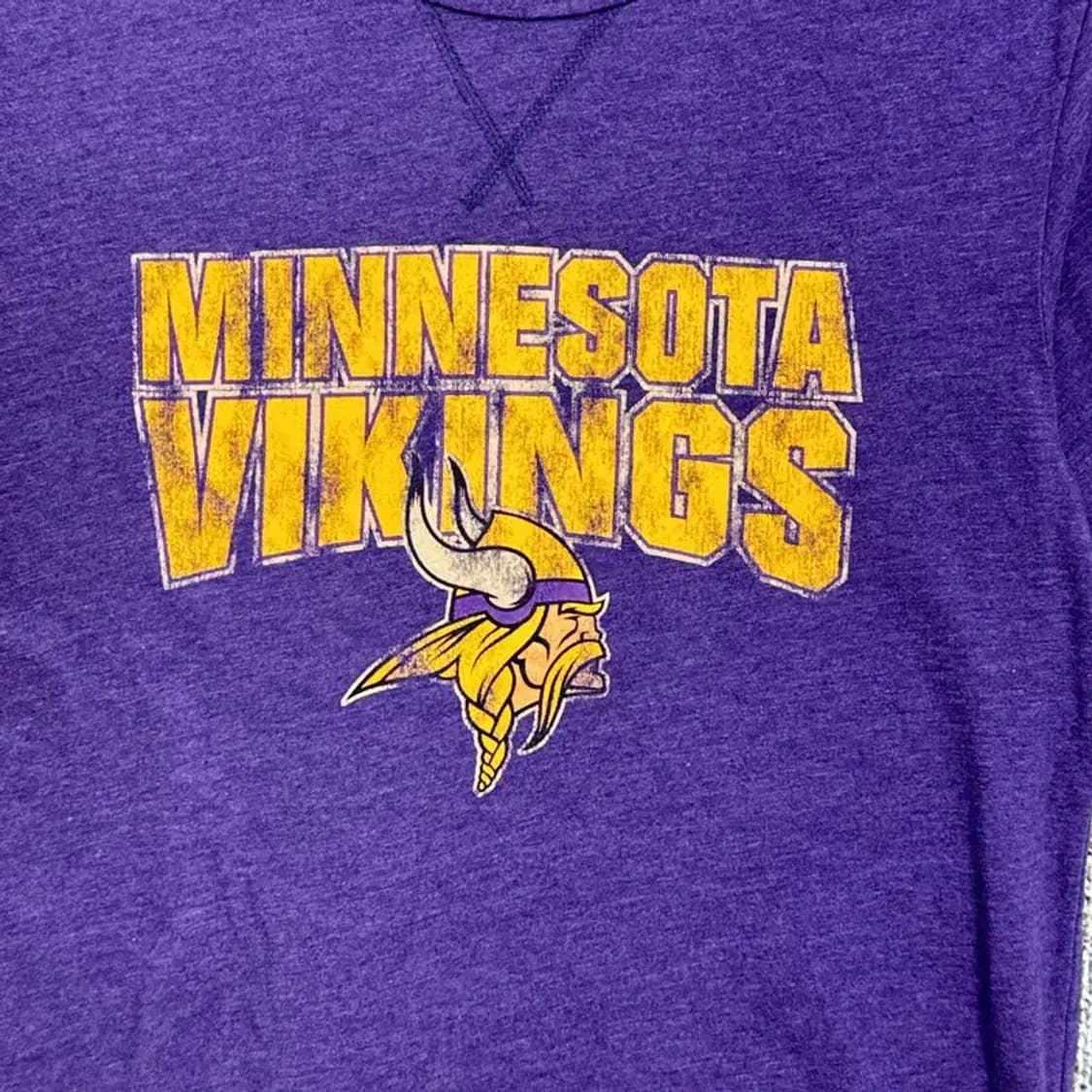 NFL 바이킹스 빈티지 반팔티 M 상품이미지3