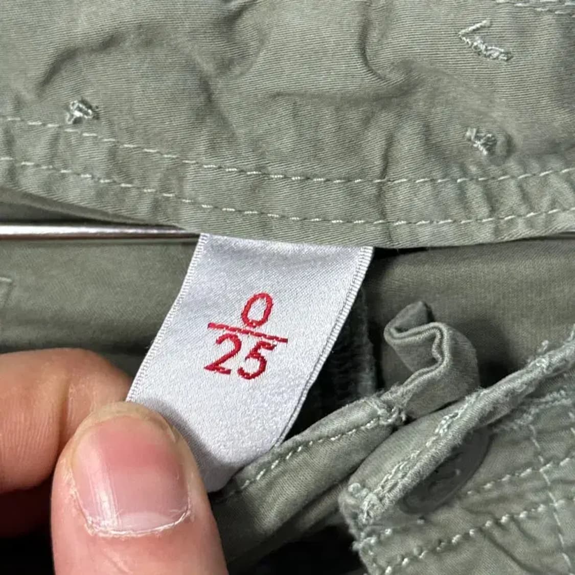 Y2K 카키 쇼츠 상품이미지3