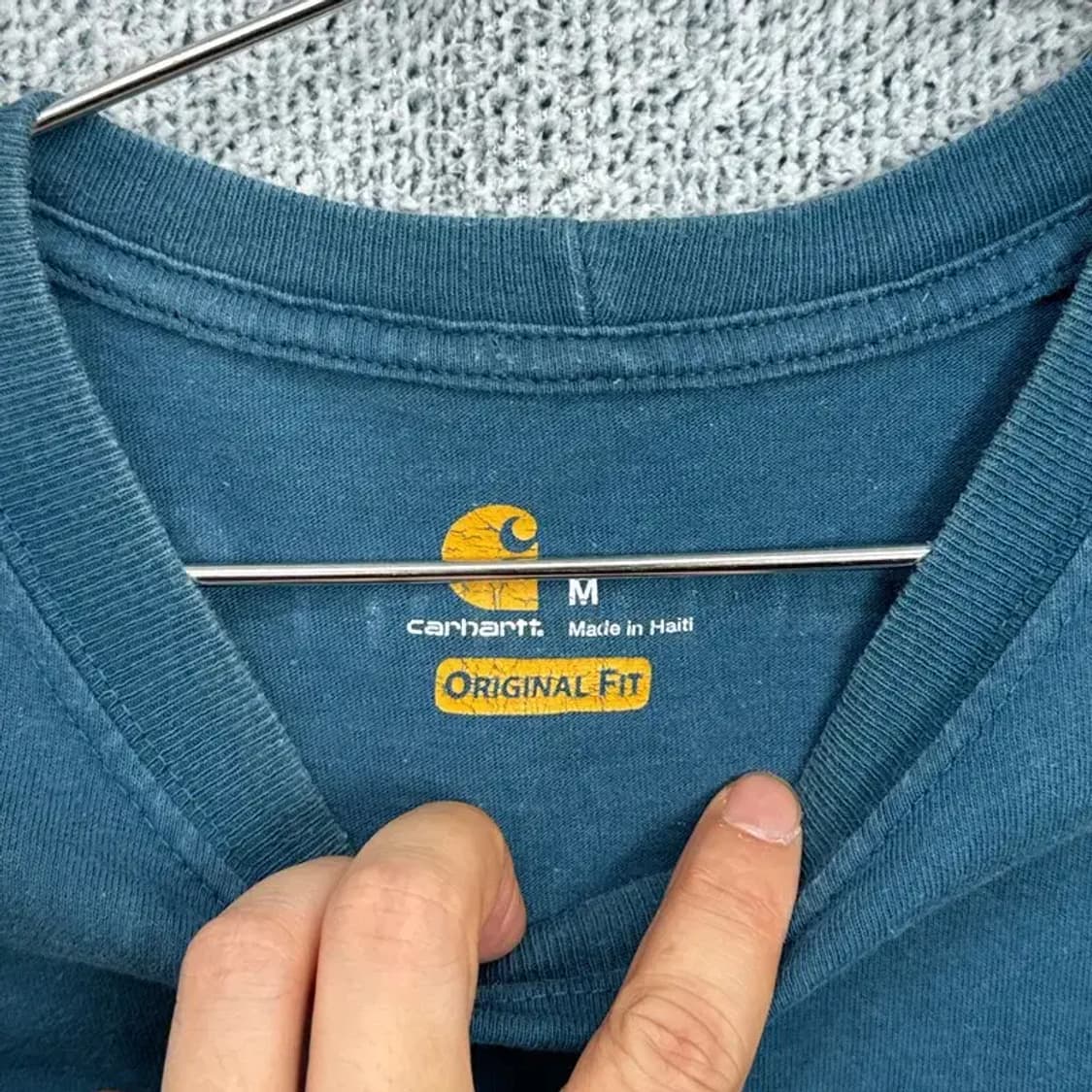 칼하트 로고 코튼 반팔티 M 상품이미지5