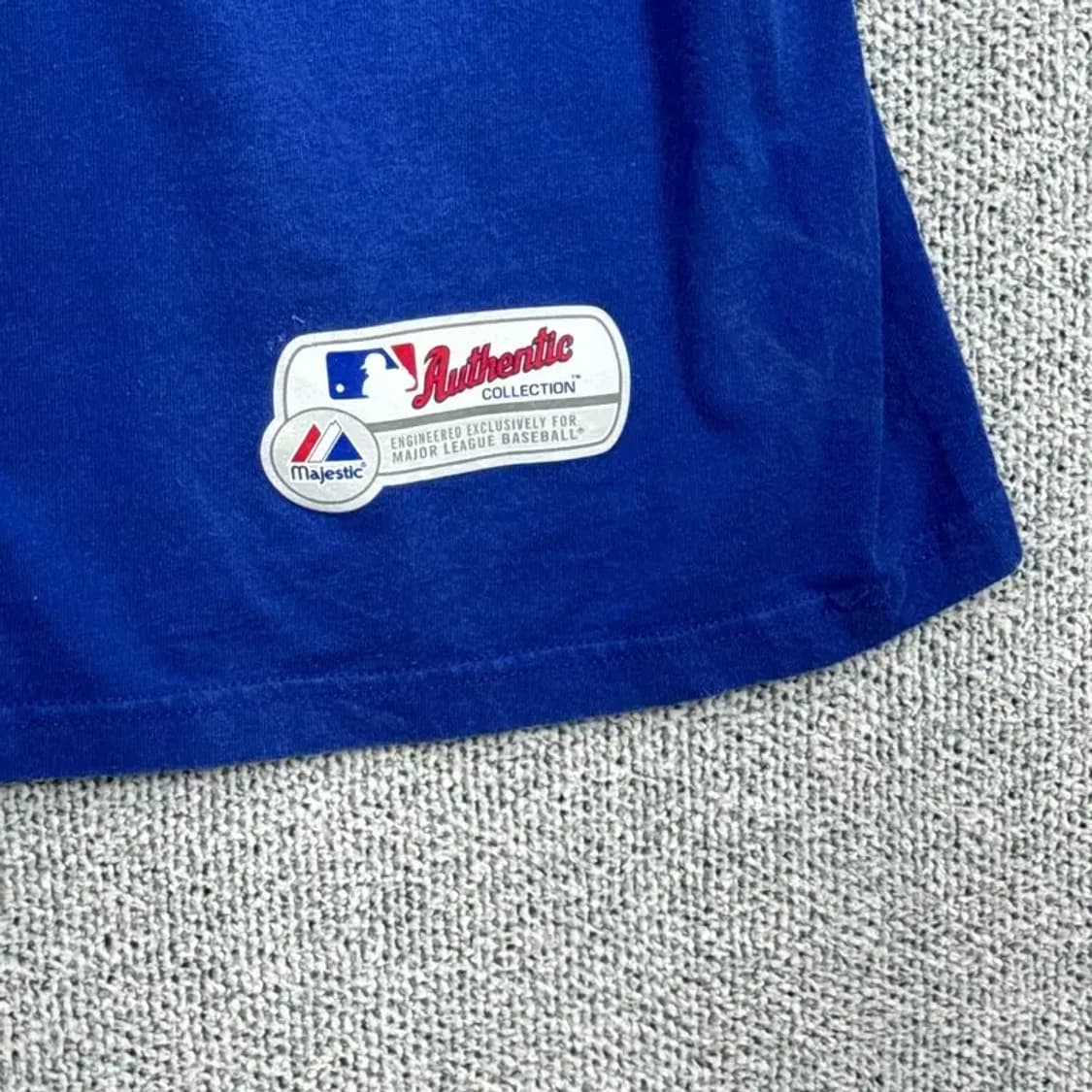 마제스틱 프린팅 블루 반팔티 2XL 상품이미지3