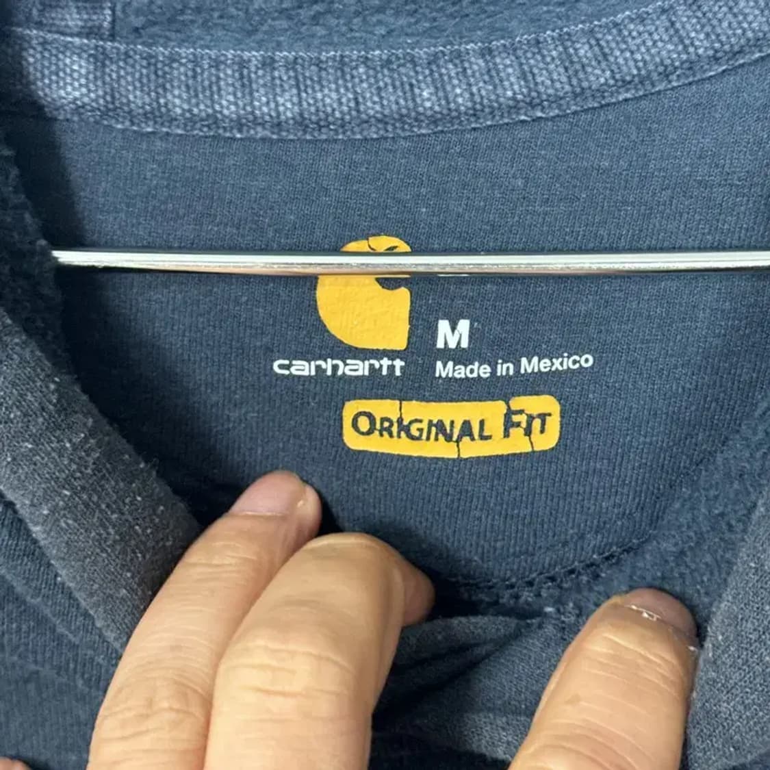 칼하트 로고 후드티 M 상품이미지5