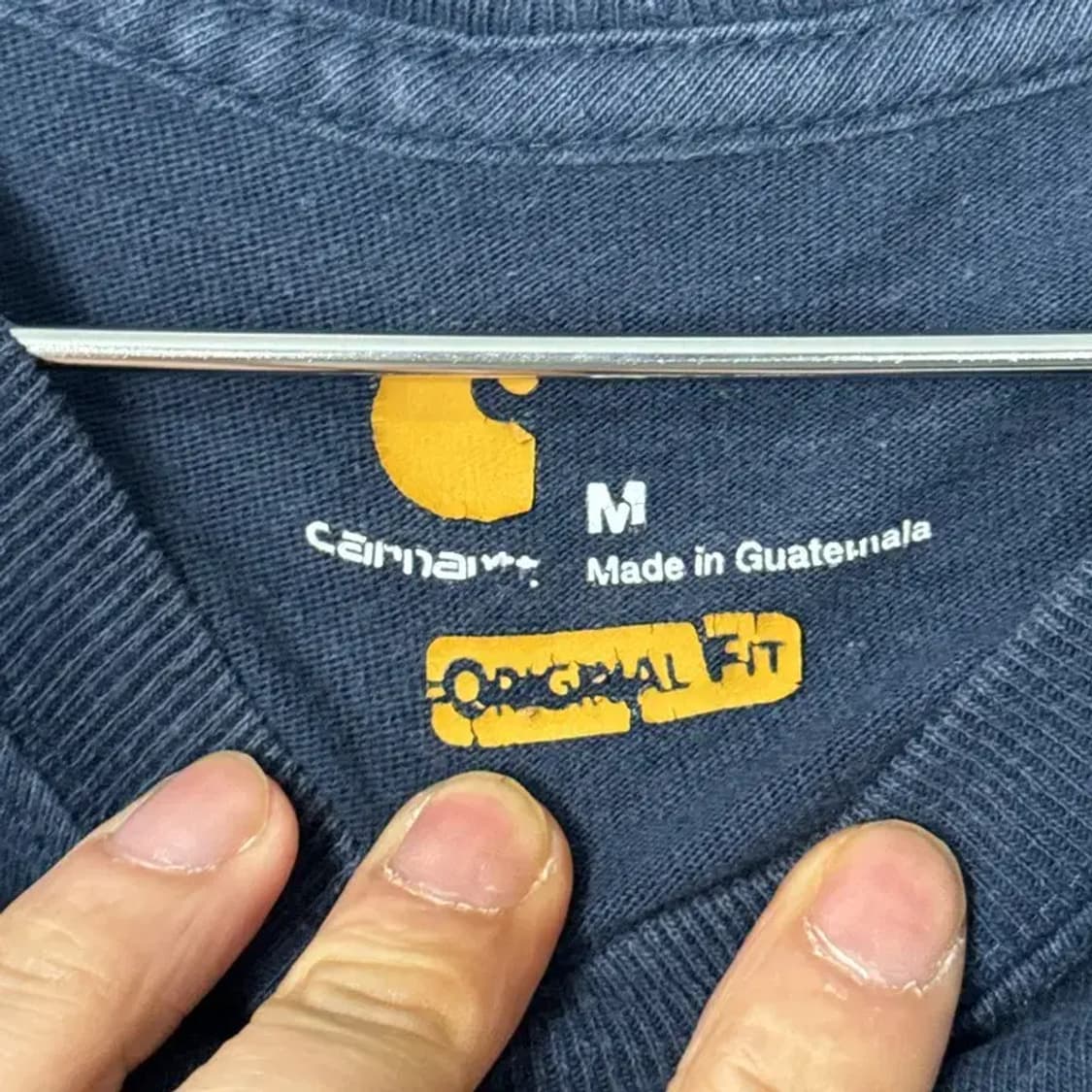 칼하트 로고 코튼 반팔티 M 상품이미지4