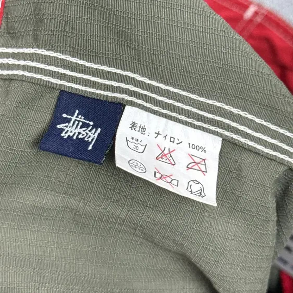 스투시 카키 카고 반바지 S 상품이미지3