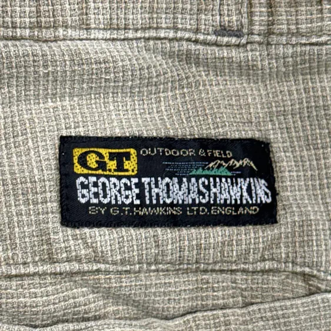 GT GEORGE THOMAS HAWKINS 벨티드 빈티지 반바지 L 상품이미지6