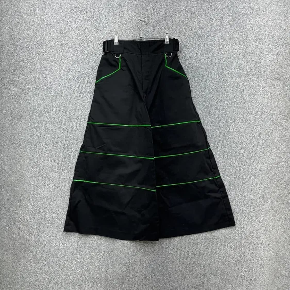 빈티지 네온 오버 와이드 9부팬츠 상품이미지2