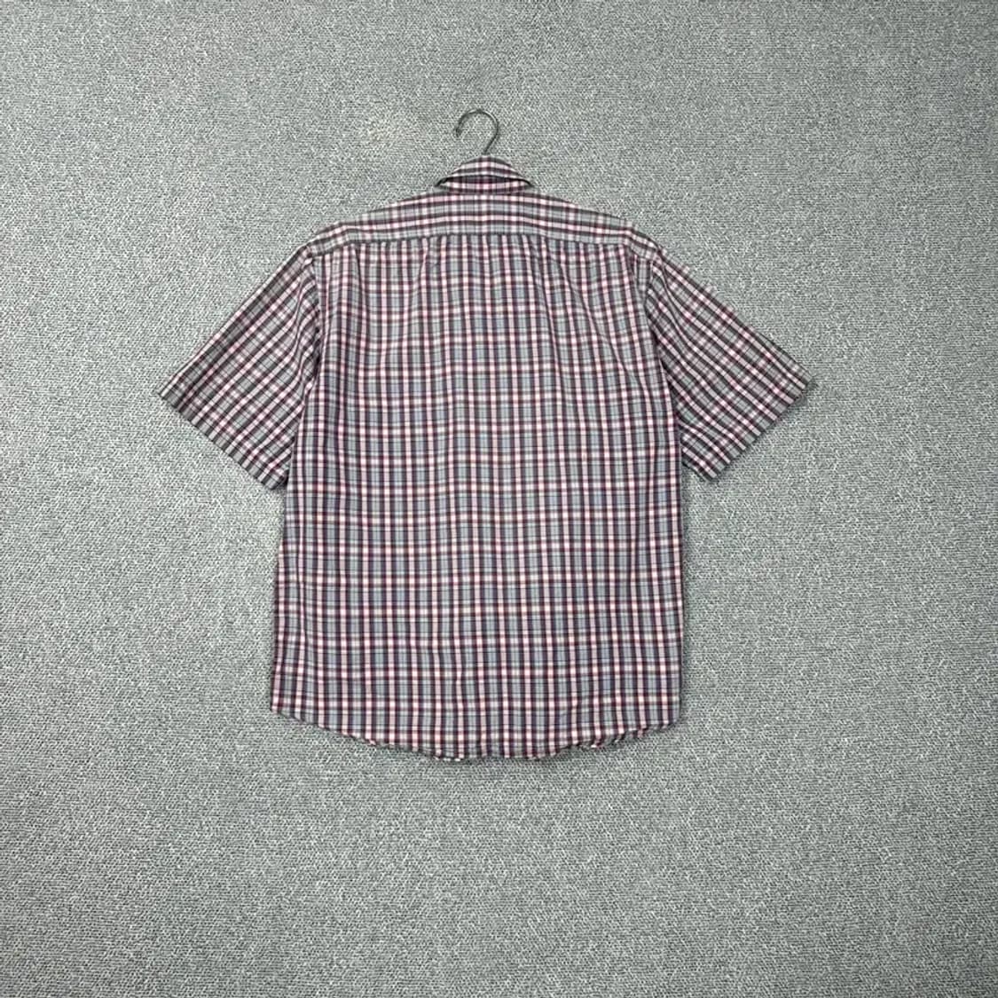 폴로 오버핏 빈티지 체크 반팔 셔츠 100 상품이미지2