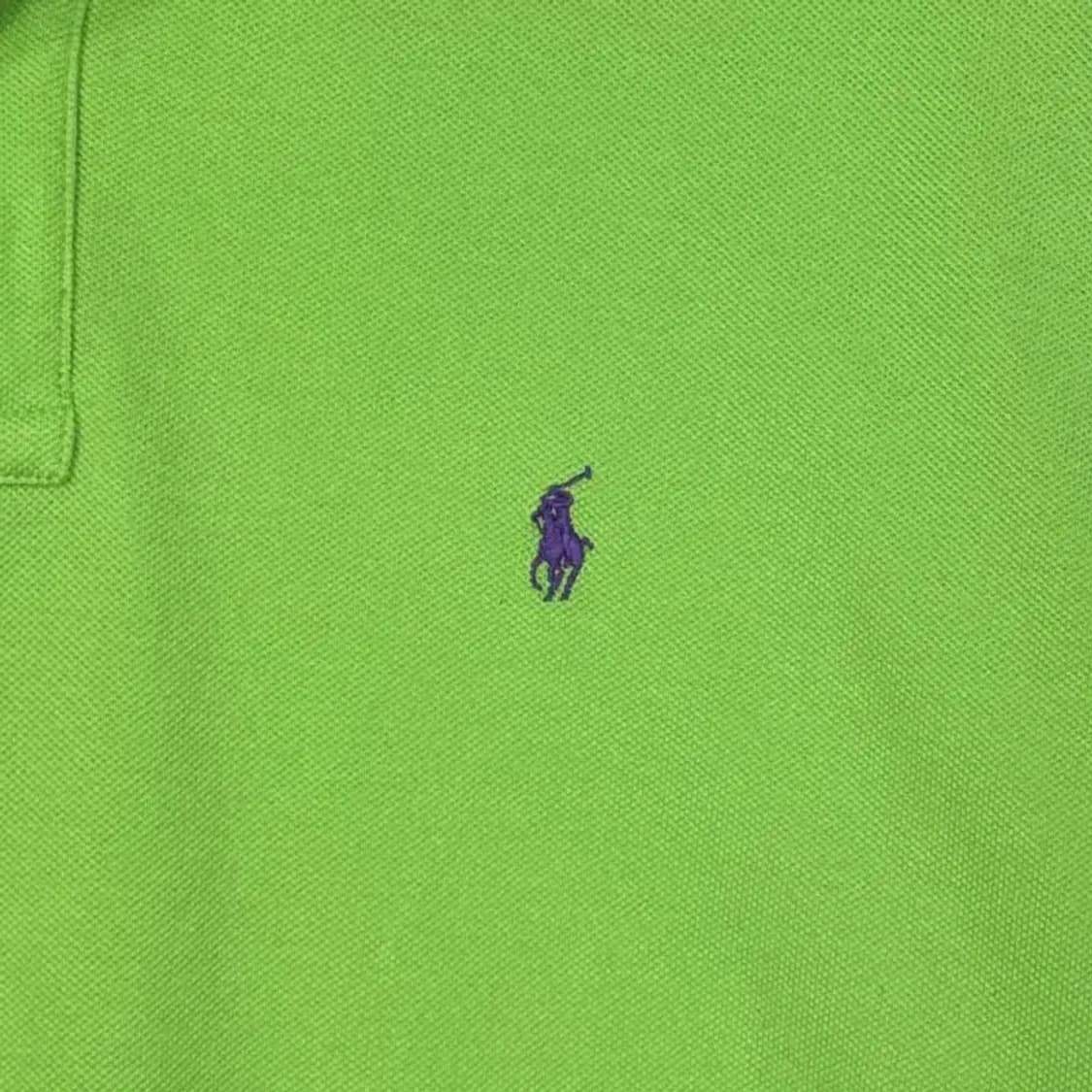 폴로 두산 연두 반팔 카라티 L 상품이미지3